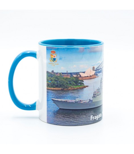Taza sublimada asa e interior color