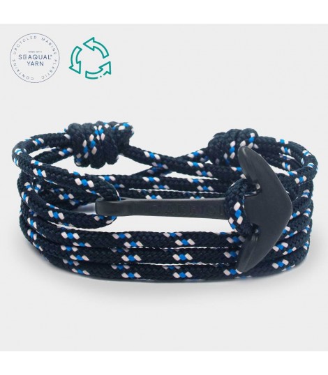 Pulsera náutica Carrick Henley plateada