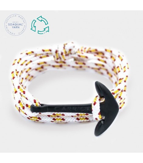Pulsera náutica Carrick Henley plateada