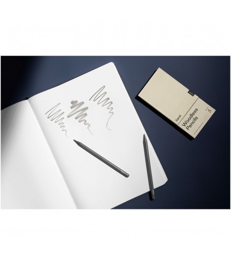 Set de 5 lapices de grafito 2B sin madera K arst
