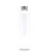 Botella de cristal con tapón de aluminio personalizada