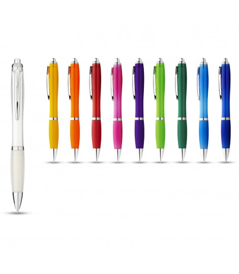 Boligrafo de color con grip de color Nash
