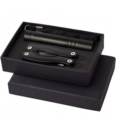 Set de cuchillo multiusos y linterna Scout