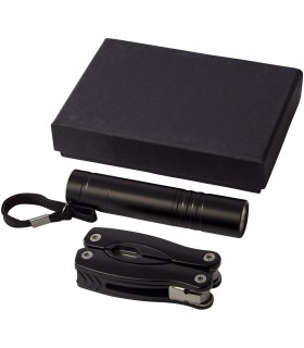 Set de cuchillo multiusos y linterna Scout