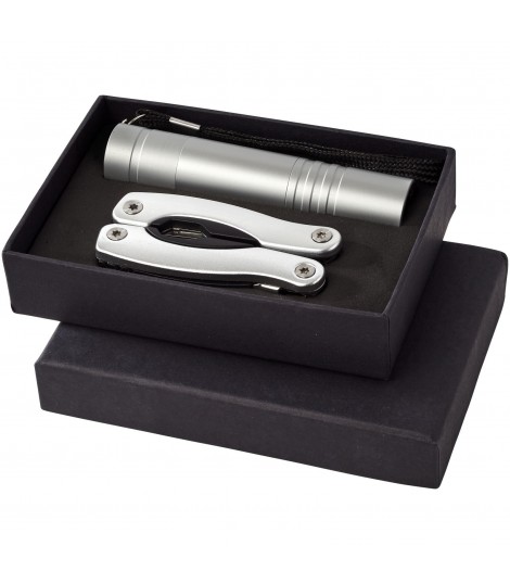 Set de cuchillo multiusos y linterna Scout