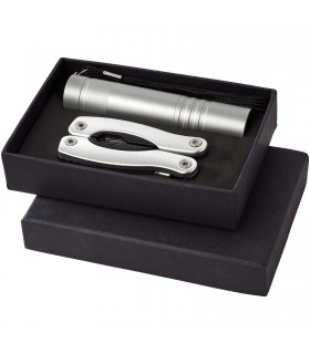 Set de cuchillo multiusos y linterna Scout