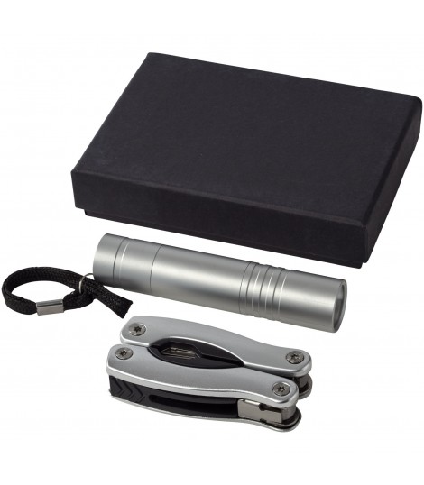 Set de cuchillo multiusos y linterna Scout
