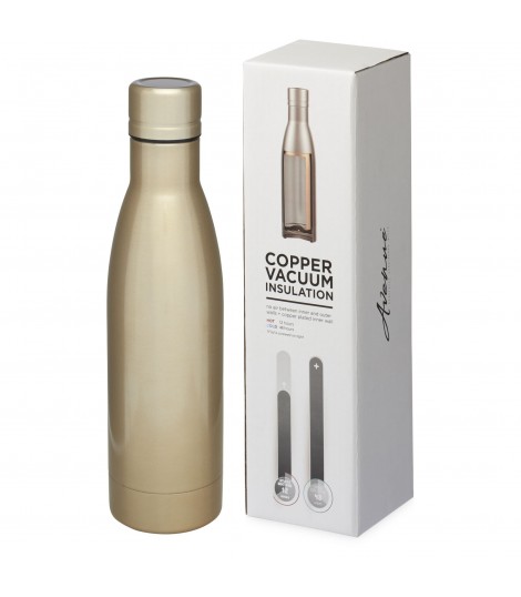 Botella con aislamiento de cobre al vacio de 500 ml Vasa
