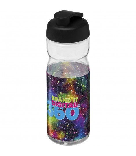 Bidon deportivo con Tapa Flip de 650 ml H2O Base