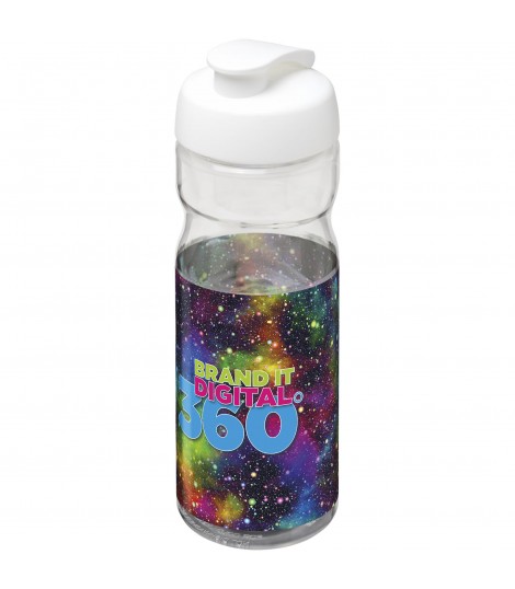Bidon deportivo con Tapa Flip de 650 ml H2O Base