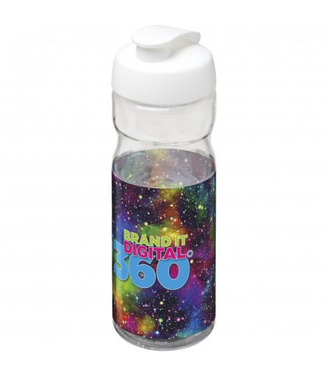 Bidon deportivo con Tapa Flip de 650 ml H2O Base