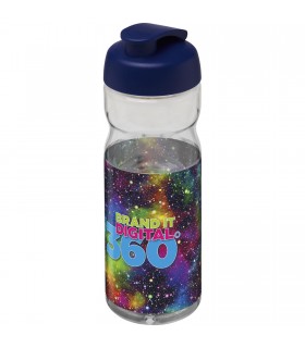 Bidon deportivo con Tapa Flip de 650 ml H2O Base