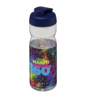 Bidon deportivo con Tapa Flip de 650 ml H2O Base