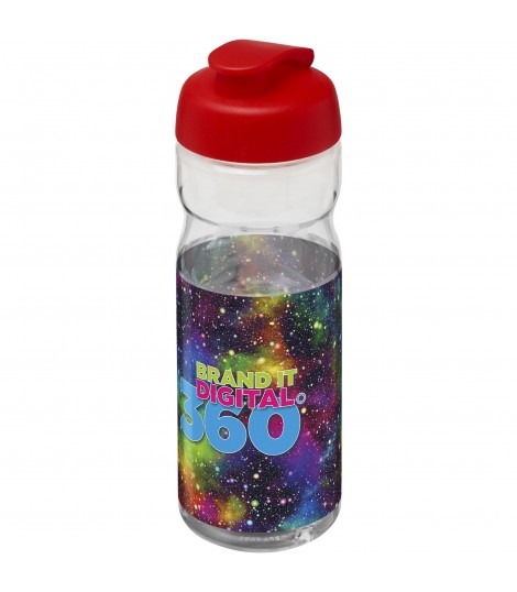 Bidon deportivo con Tapa Flip de 650 ml H2O Base