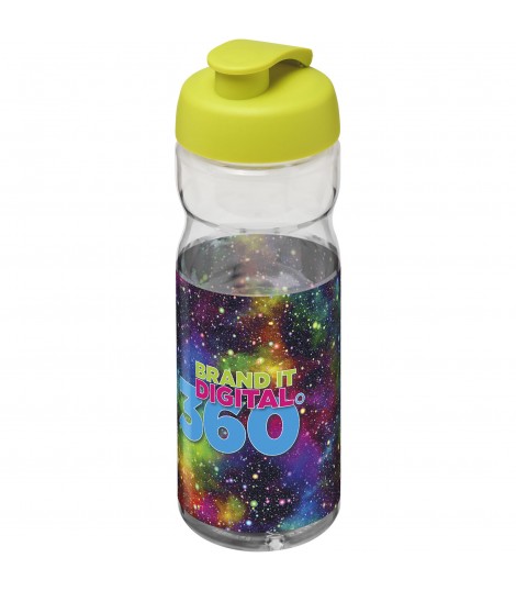 Bidon deportivo con Tapa Flip de 650 ml H2O Base