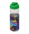 Bidon deportivo con Tapa Flip de 650 ml H2O Base