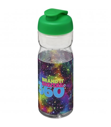 Bidon deportivo con Tapa Flip de 650 ml H2O Base