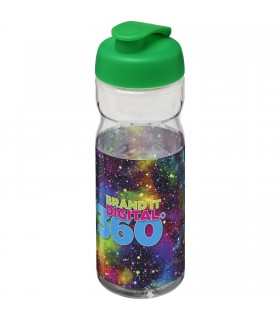 Bidon deportivo con Tapa Flip de 650 ml H2O Base