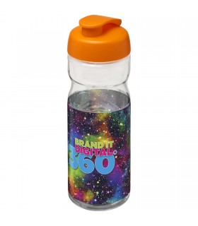 Bidon deportivo con Tapa Flip de 650 ml H2O Base