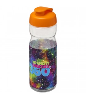 Bidon deportivo con Tapa Flip de 650 ml H2O Base