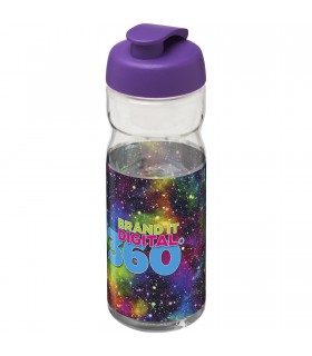 Bidon deportivo con Tapa Flip de 650 ml H2O Base