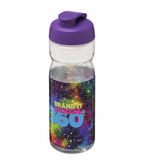 Bidon deportivo con Tapa Flip de 650 ml H2O Base