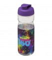 Bidon deportivo con Tapa Flip de 650 ml H2O Base