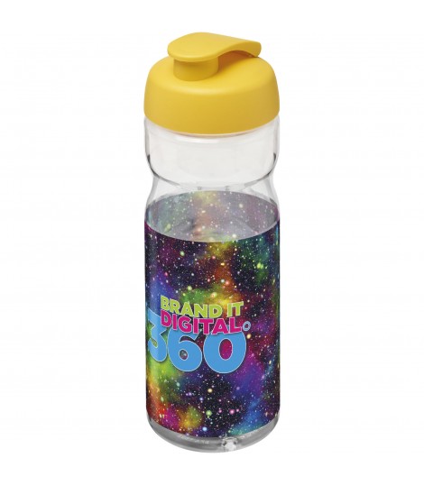 Bidon deportivo con Tapa Flip de 650 ml H2O Base
