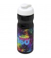 Bidon deportivo con Tapa Flip de 650 ml H2O Base