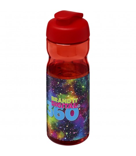 Bidon deportivo con Tapa Flip de 650 ml H2O Base