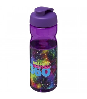 Bidon deportivo con Tapa Flip de 650 ml H2O Base