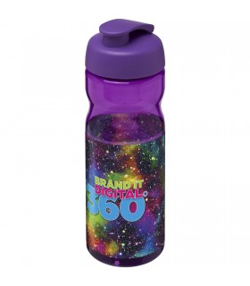 Bidon deportivo con Tapa Flip de 650 ml H2O Base
