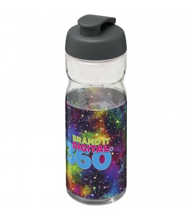 Bidon deportivo con Tapa Flip de 650 ml H2O Base