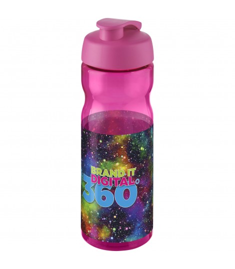 Bidon deportivo con Tapa Flip de 650 ml H2O Base