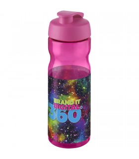 Bidon deportivo con Tapa Flip de 650 ml H2O Base