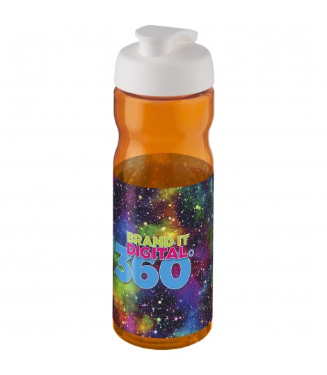 Bidon deportivo con Tapa Flip de 650 ml H2O Base