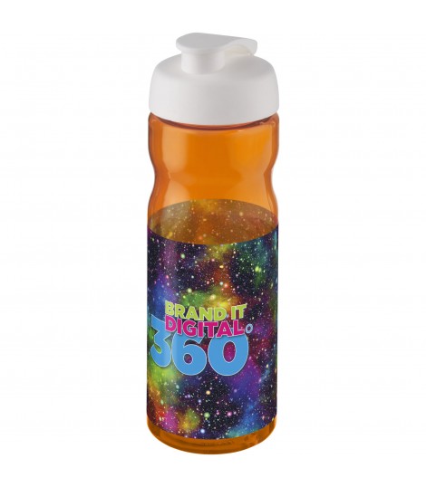 Bidon deportivo con Tapa Flip de 650 ml H2O Base