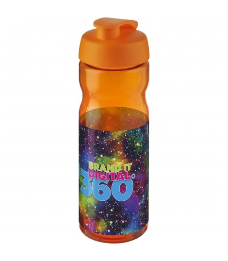 Bidon deportivo con Tapa Flip de 650 ml H2O Base
