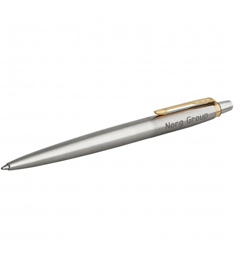 Boligrafo Core de acero con acabados dorados Jotter