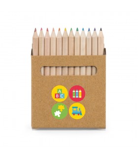 COLOURED Caja con 12 lapices de color