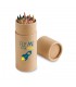 CYLINDER Caja con 12 lapices de color