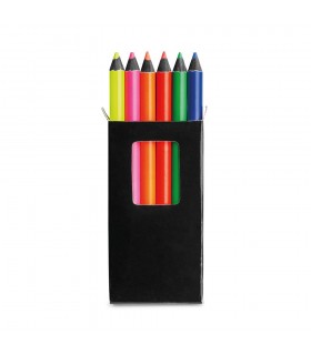 MEMLING Caja con 6 lapices de color