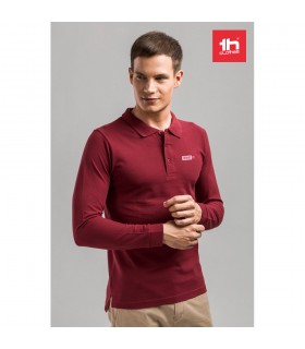 THC BERN Polo de manga larga para hombre