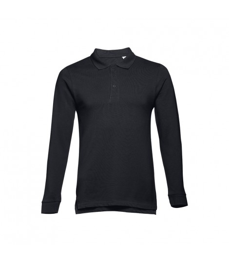 THC BERN Polo de manga larga para hombre