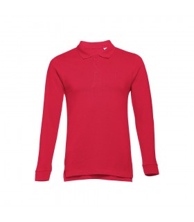 THC BERN Polo de manga larga para hombre