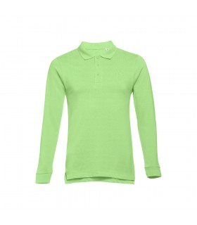 THC BERN Polo de manga larga para hombre