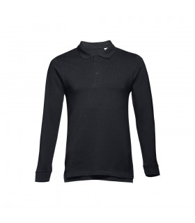 THC BERN Polo de manga larga para hombre
