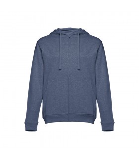 THC AMSTERDAM Sudadera para hombre con cremallera y capucha