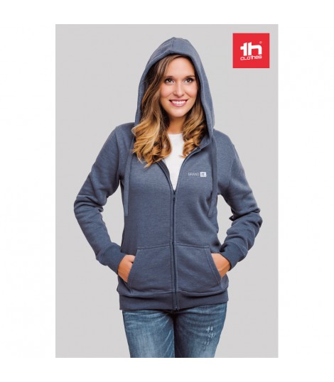 THC AMSTERDAM WOMEN Sudadera para mujer con cremallera y capucha