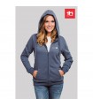 THC AMSTERDAM WOMEN Sudadera para mujer con cremallera y capucha